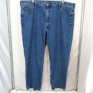 Levi Strauss & Co 550 Red Tab Men's High Rise Straight Leg Blue Jeans 48X31